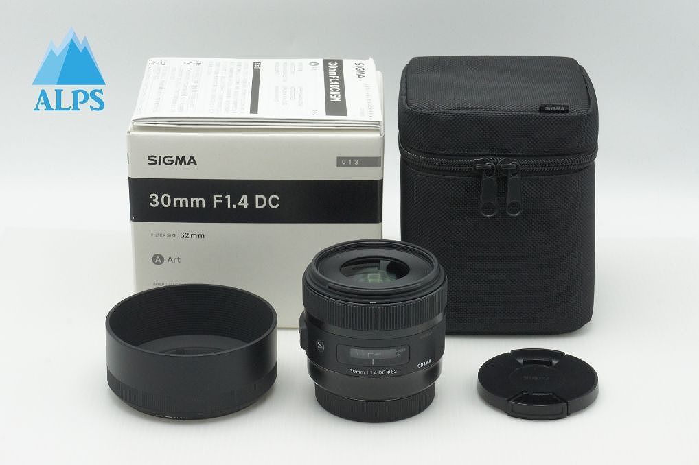 良品 SIGMA シグマ Art 30mm F1.4 DC HSM Canon キヤノン EFマウント