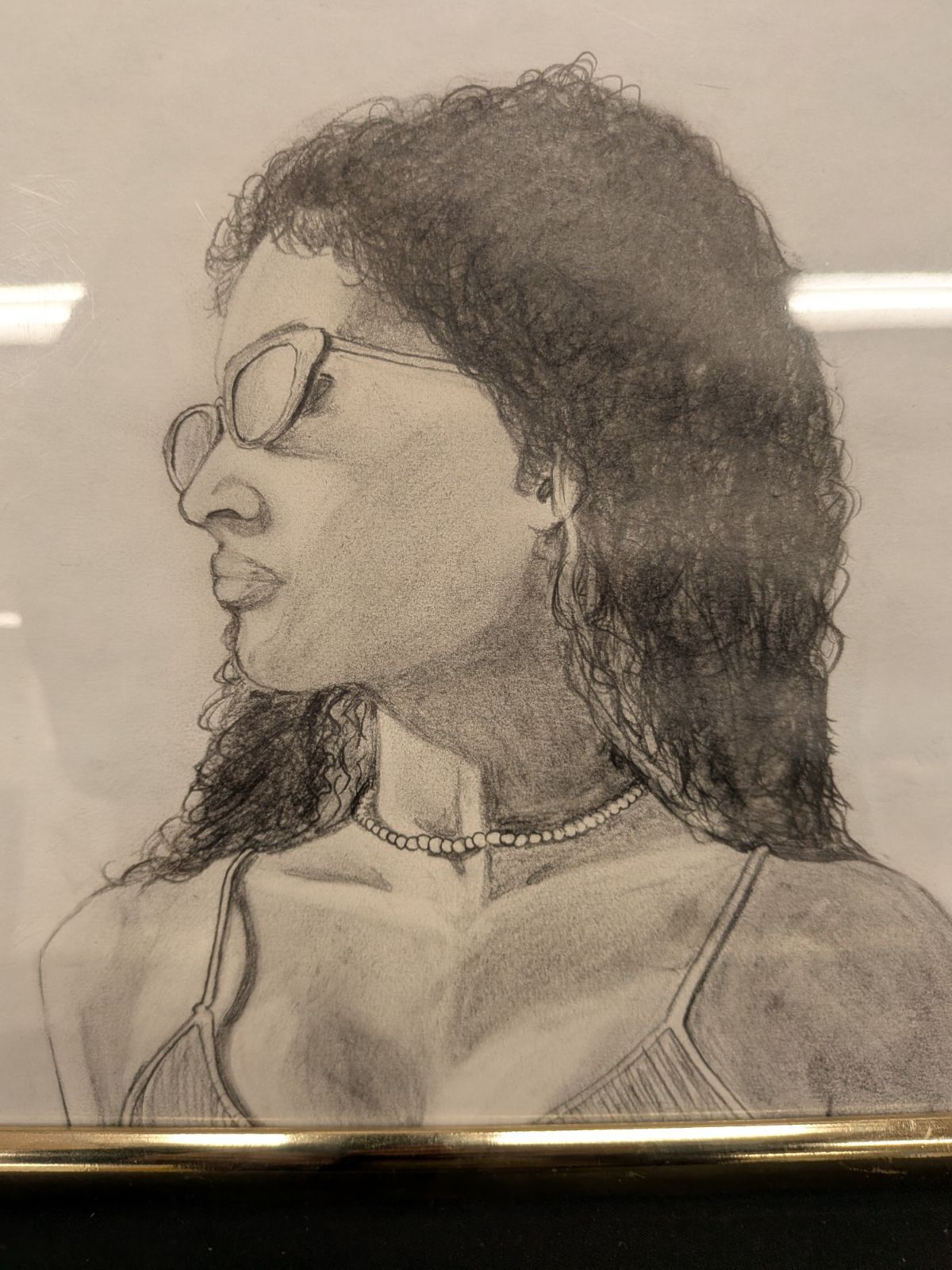 鉛筆 女性肖像画 - メルカリ