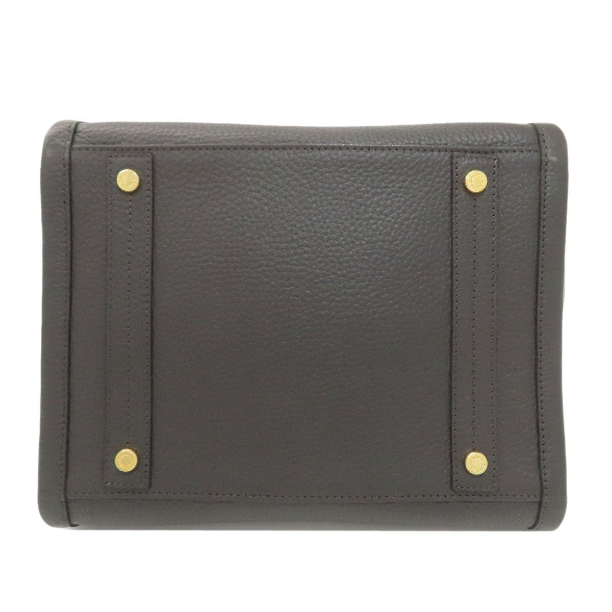 ADMJ エーディーエムジェイ ロゴ ハンドバッグ レザー レディース  