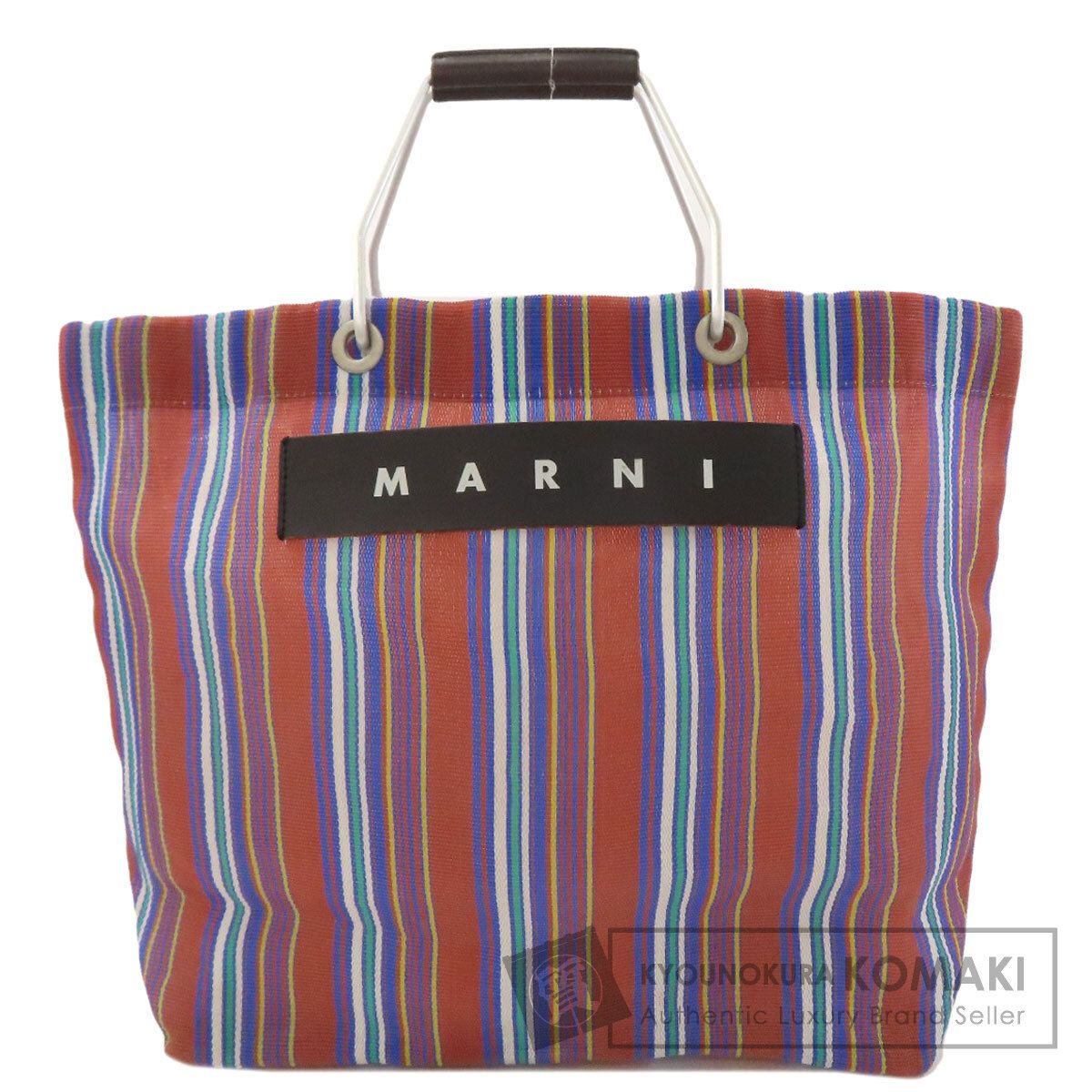 MARNI マルニ フラワーカフェ ハンドバッグ ナイロン レディース [中古  