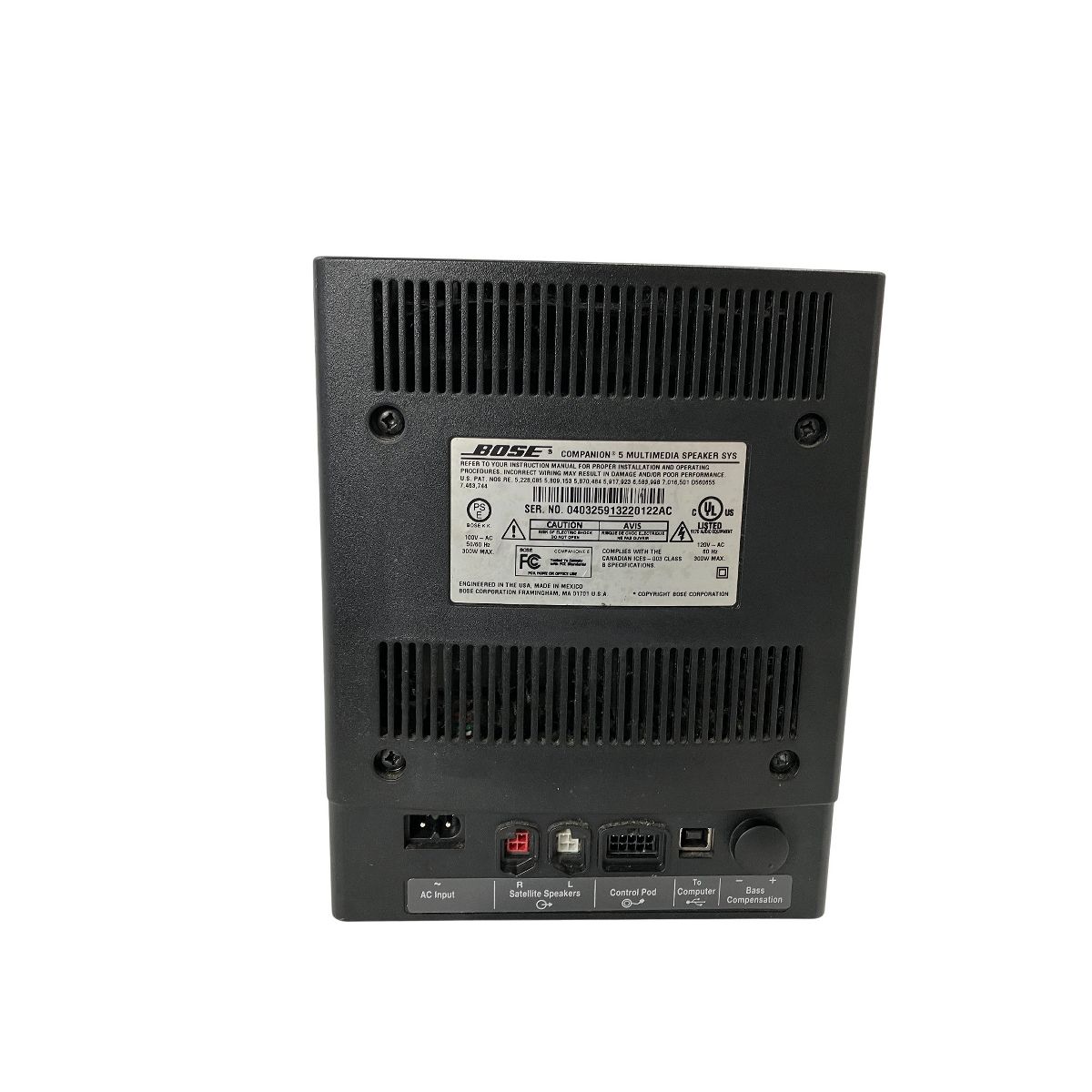 BOSE Companion5 ボーズ スピーカー オーディオ 音響 機器 ジャンク