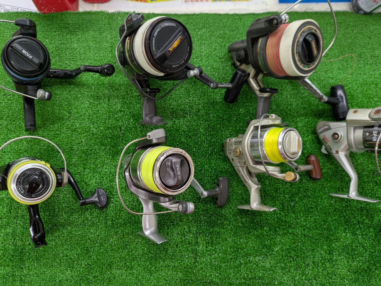 スピニングリール セット 96個 ジャンク スピニングリール セット 96個
