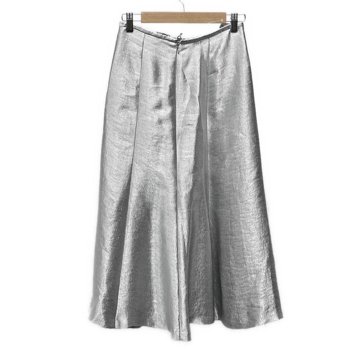 美品theory luxe セオリーリュクスEXECUTIVE グレーサイズM theory luxe(セオリーリュクス) ロングスカート サイズ38 M レディース