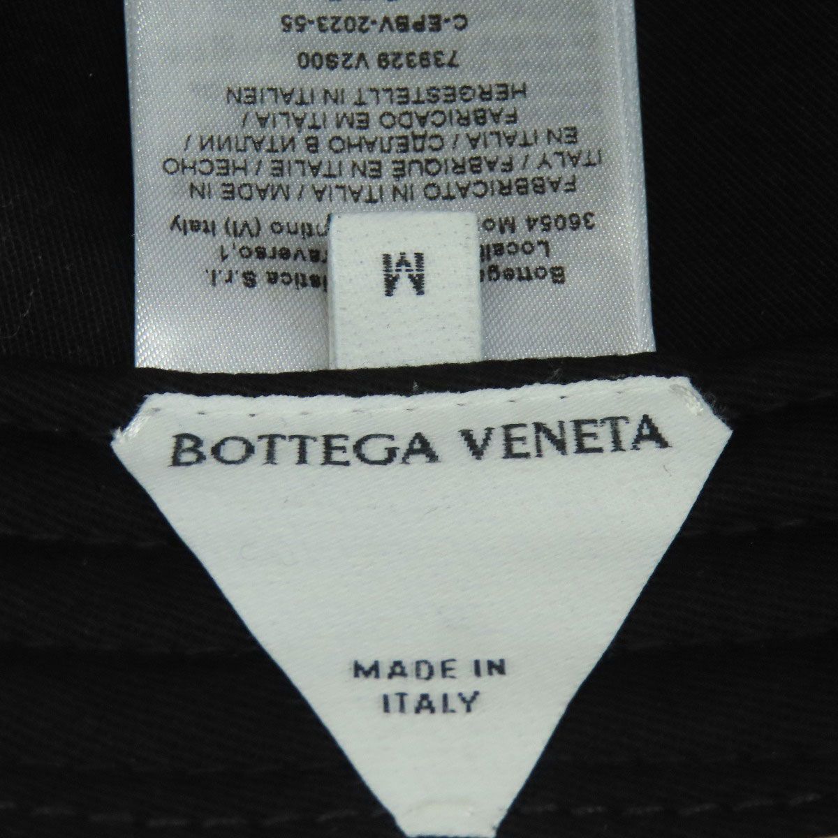 BOTTEGA VENETA ボッテガヴェネタ ジャージィプリント 帽子 レザー