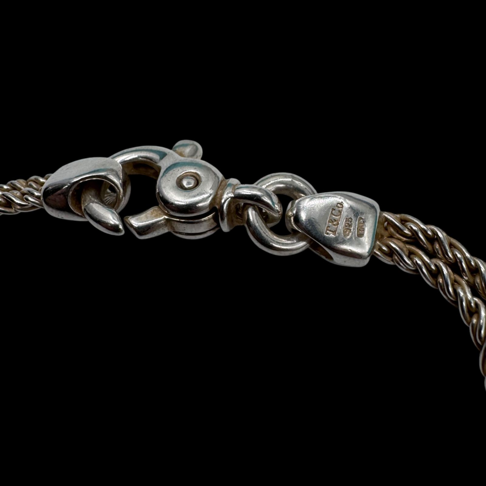 TIFFANY&Co. ティファニー ダブルロープ センターノット ネックレス