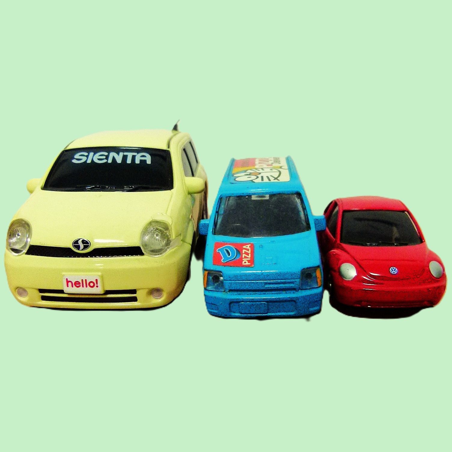 TK]ミニカー TOYOTA SIENTA 1/43 トヨタ シエンタ 中国製 非売品