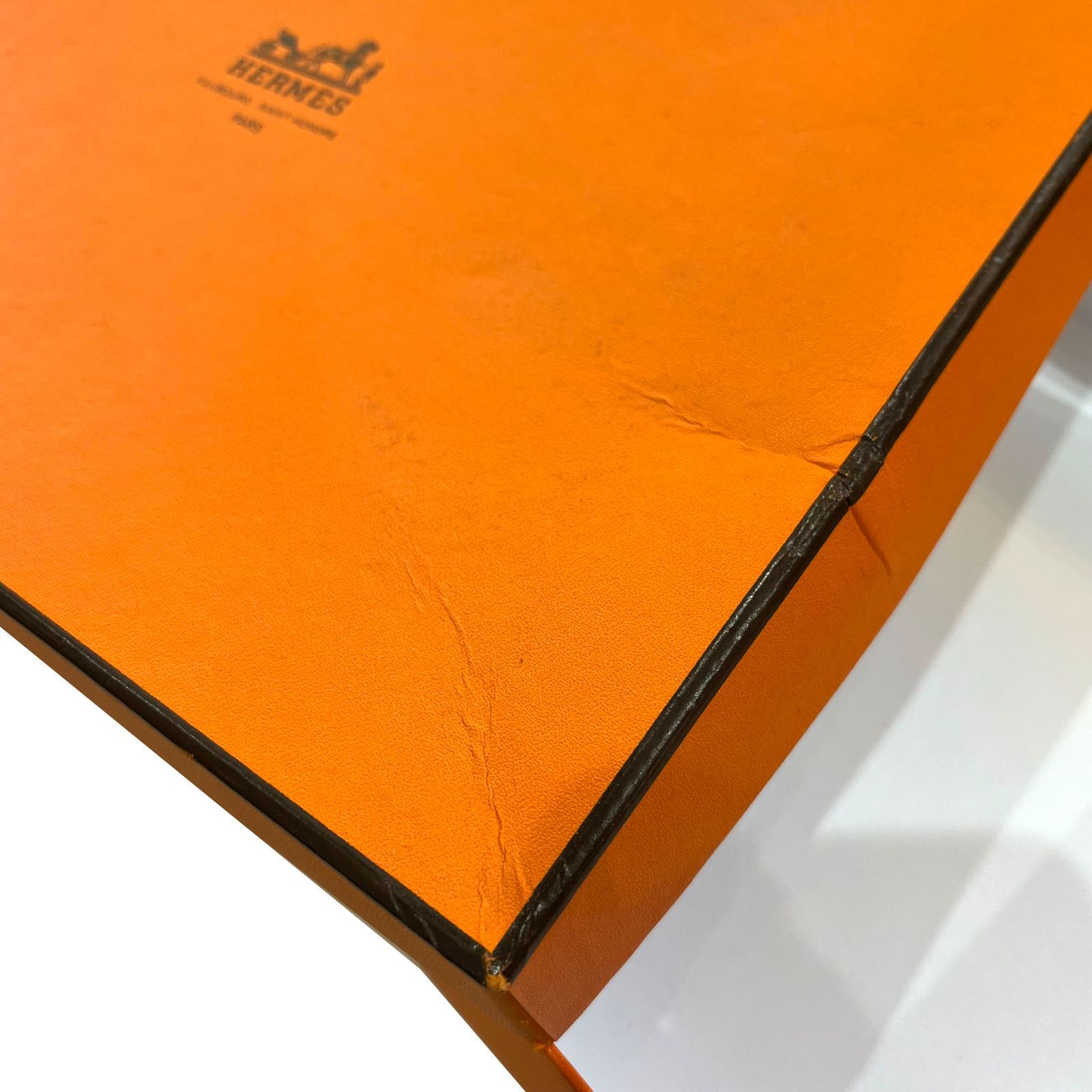 中古傷あり○エルメス/HERMES○ 空箱 ショッパー オレンジボックス