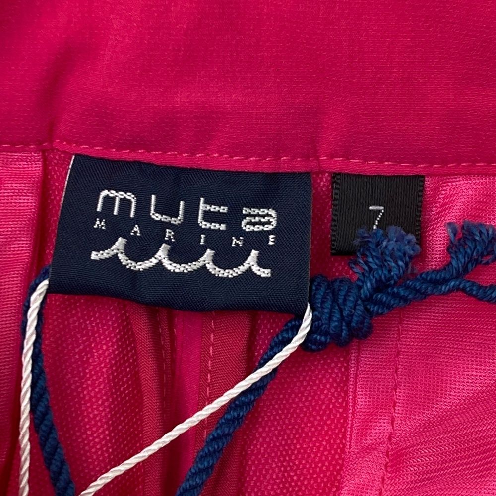 サイズ：7 MUTA MARINE ムータマリン ベルト付 ナイロンパンツ ピンク