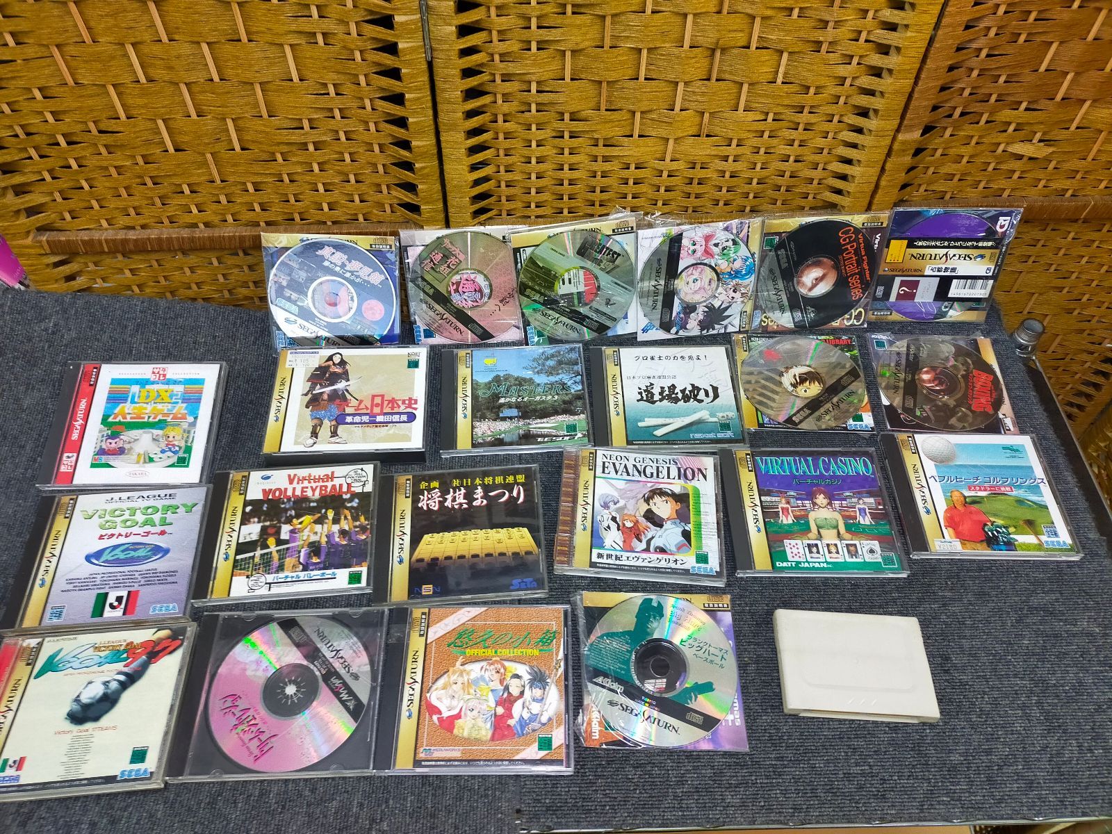 セガサターン 本体 ソフト22本セット（エヴァ・悠久・夢見館など名作