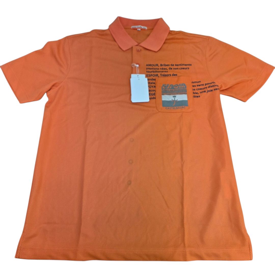 CASTELBAJAC ゴルフウェア ポロシャツ 48 カステルバジャック オレンジ