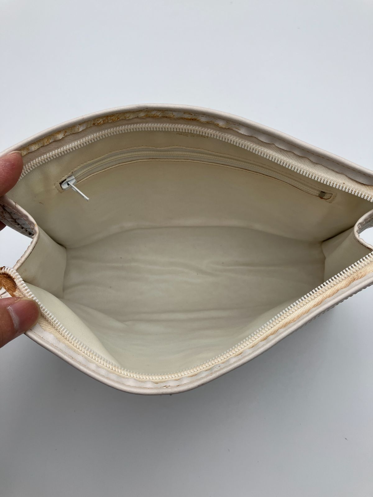 CELINE セリーヌ クラッチバッグ マカダム ホワイト 4837 - メルカリ