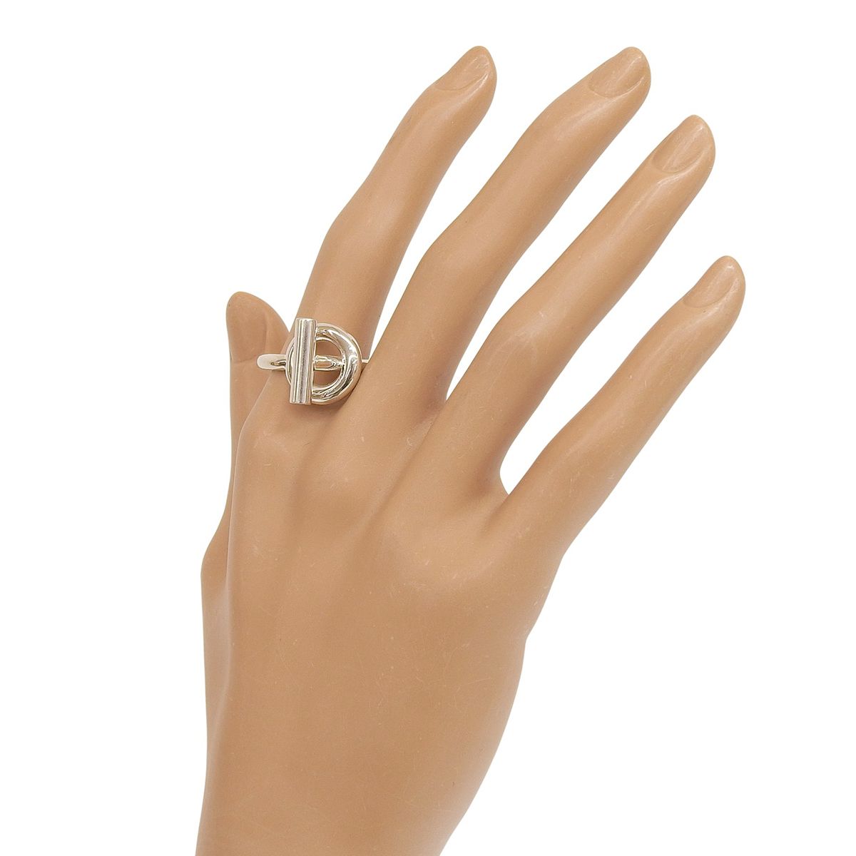 エルメス リング エシャペMM #59 Ag925 シルバー 2025 2025年保証書付】HERMES(エルメス) エシャペ リングMM シルバー SV925