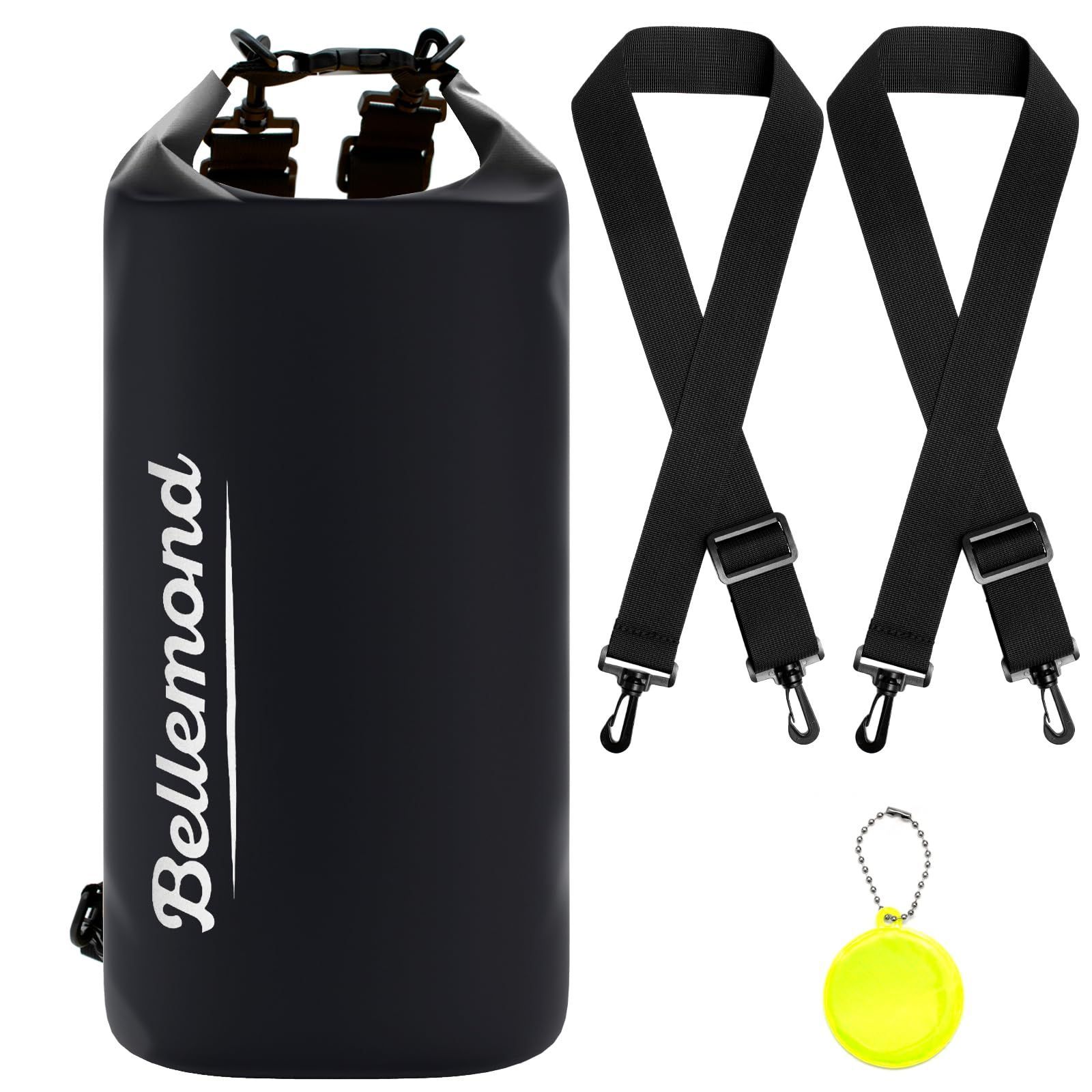 ブラック メッセンジャーバッグ 防水 防水バック ドライバック メッセンジャーバッグ IPX6 バイク 防水袋