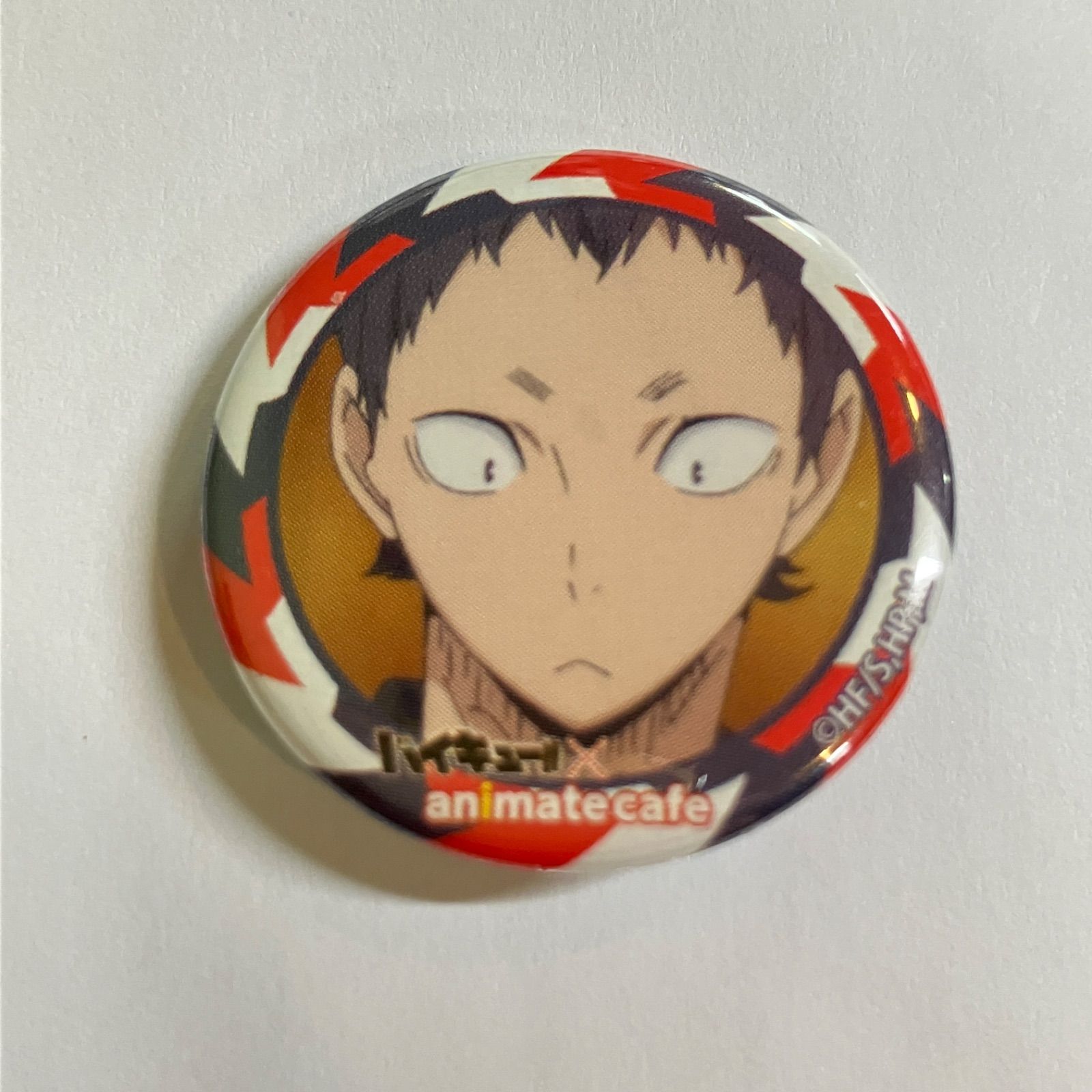 8】ハイキュー!! 福永招平 缶バッジ アニメイトカフェ - メルカリ