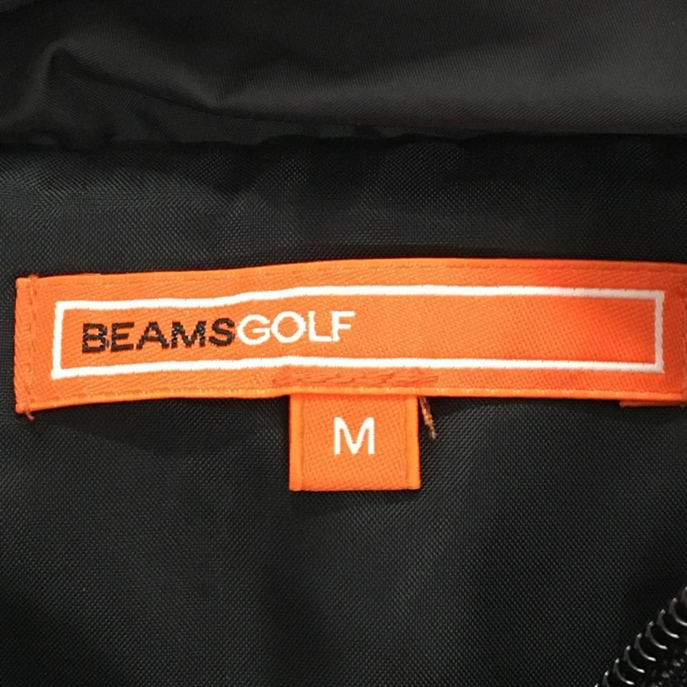 超美品】ビームスゴルフ 中綿ノースリーブワンピース 黒×グリーン