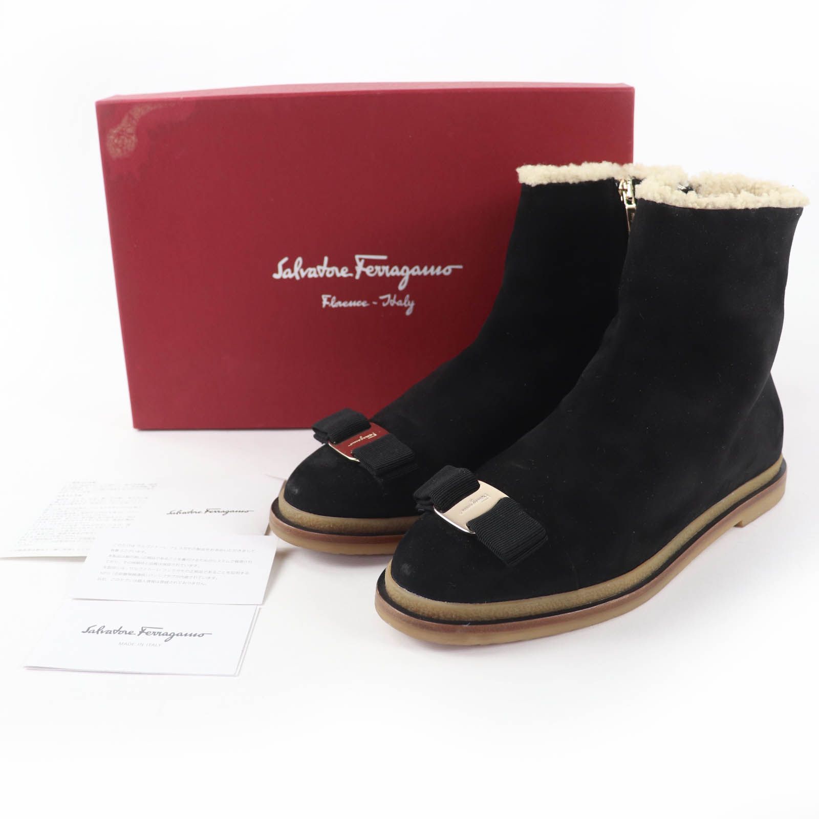 美品☆Salvatore Ferragamo サルヴァトーレフェラガモ ヴァラリボン