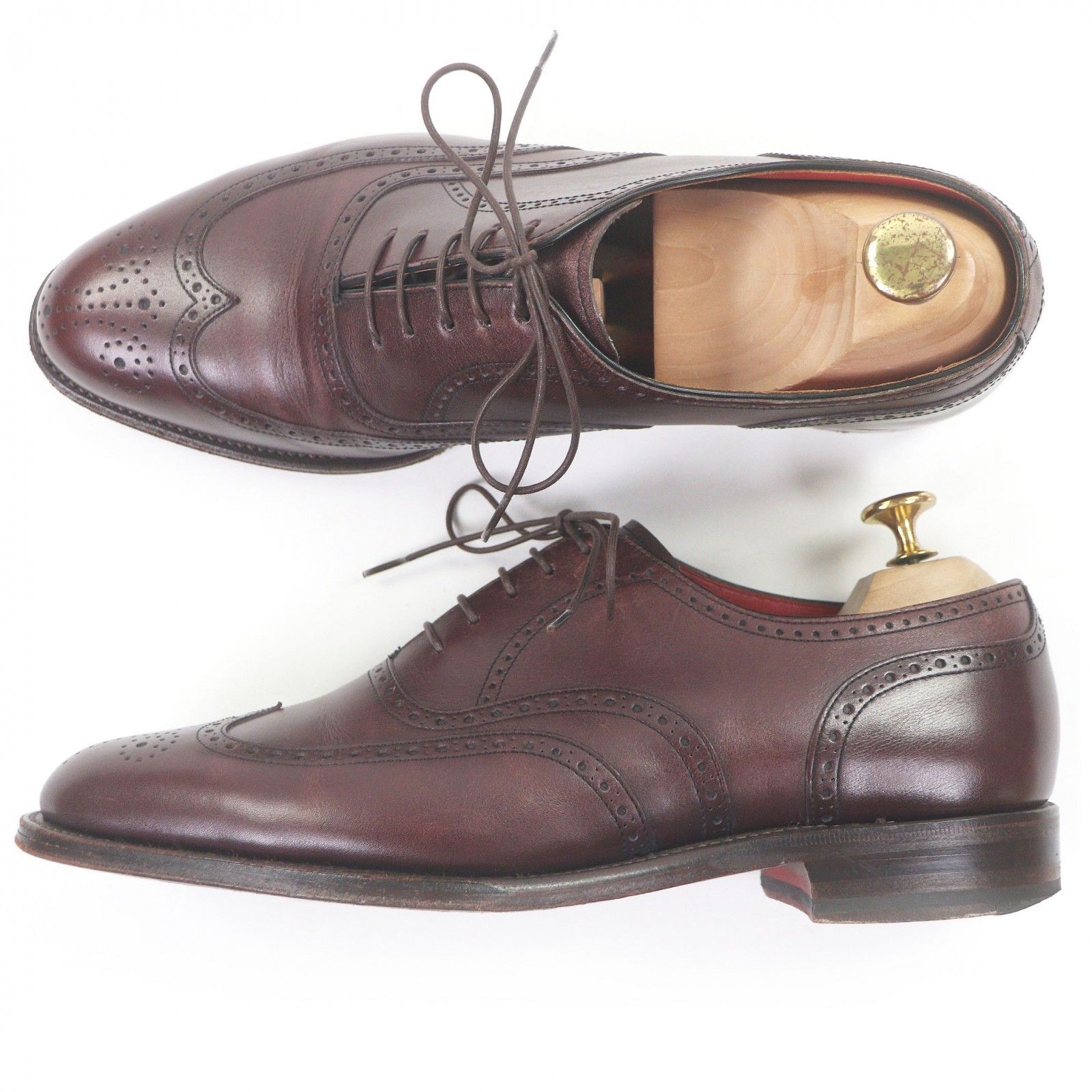 美品□REGAL TOKYO リーガル トーキョー レザー フルブローグ ウィング