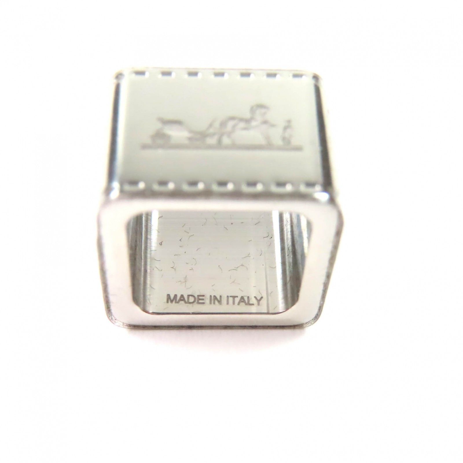 未使用品◇HERMES エルメス BOLDUC ボルデュック メタル スクエア