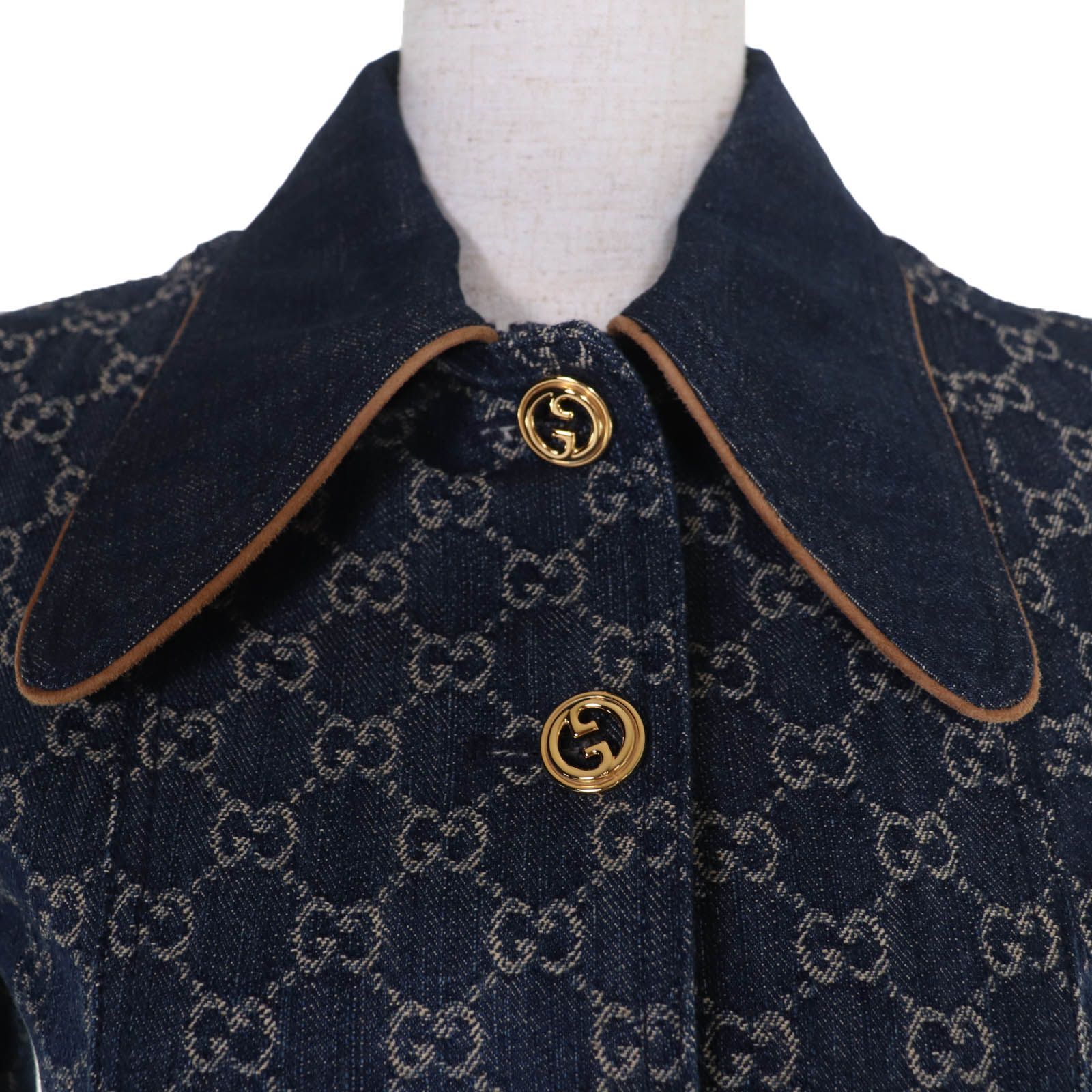 未使用品☆GUCCI グッチ 652658 GGウォッシュド オーガニック レザー