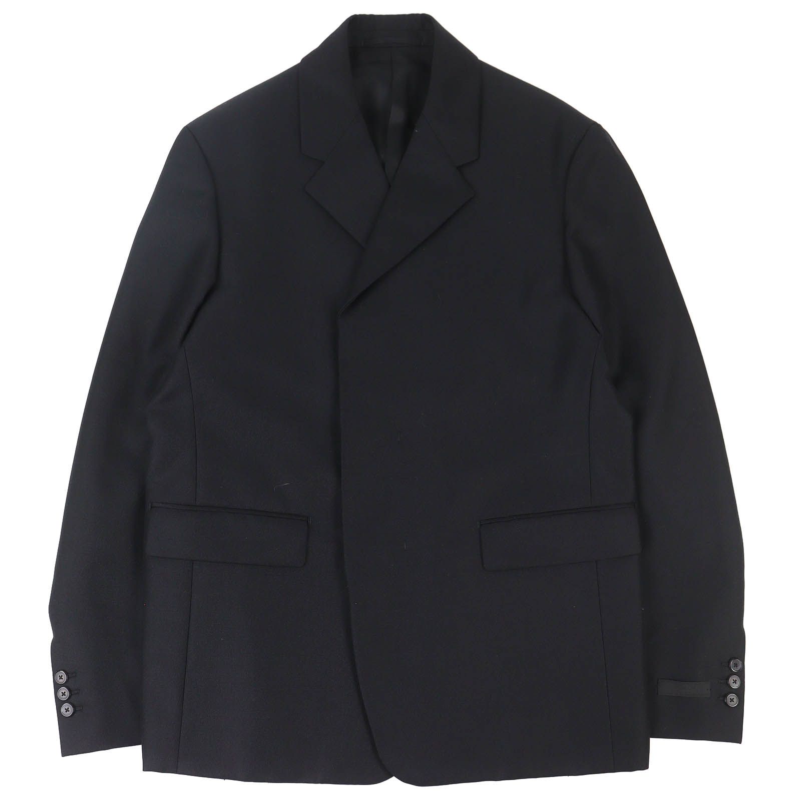 極美品△PRADA プラダ 2022年製 UGM222 バージンウール モヘア  