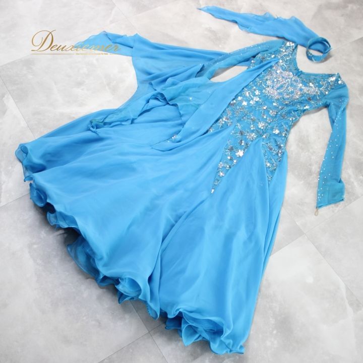 社交ダンス 衣装 スタンダード ドレス ワンピース パーティドレス