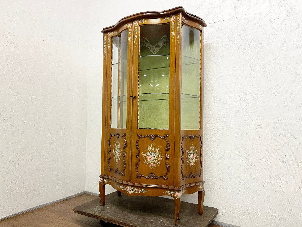 ○マリオ・コルチャゴ Mario Colciago ガラスキャビネット ショー