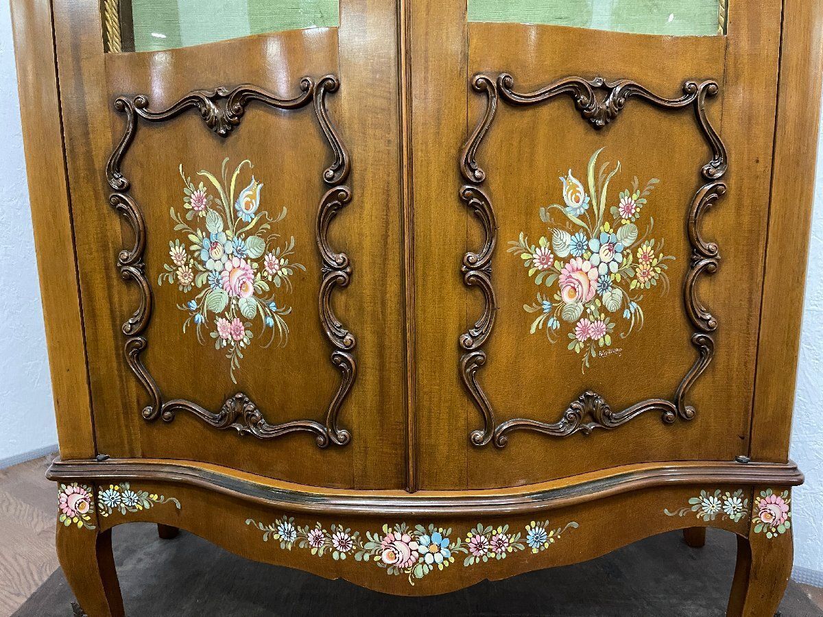 ○マリオ・コルチャゴ Mario Colciago ガラスキャビネット ショー