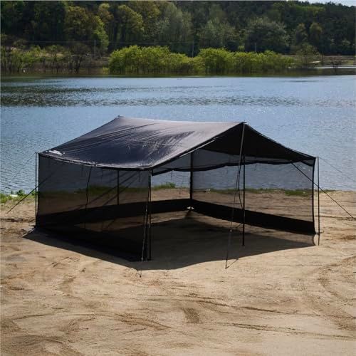 CAMVIL ZIP-TARP ジッパータープ 5m ブラックコーティング タープ