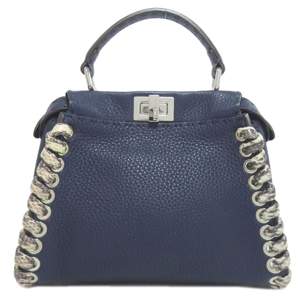 FENDI フェンディ ピーカブーミニ セレリア 2WAY ハンドバッグ カーフ