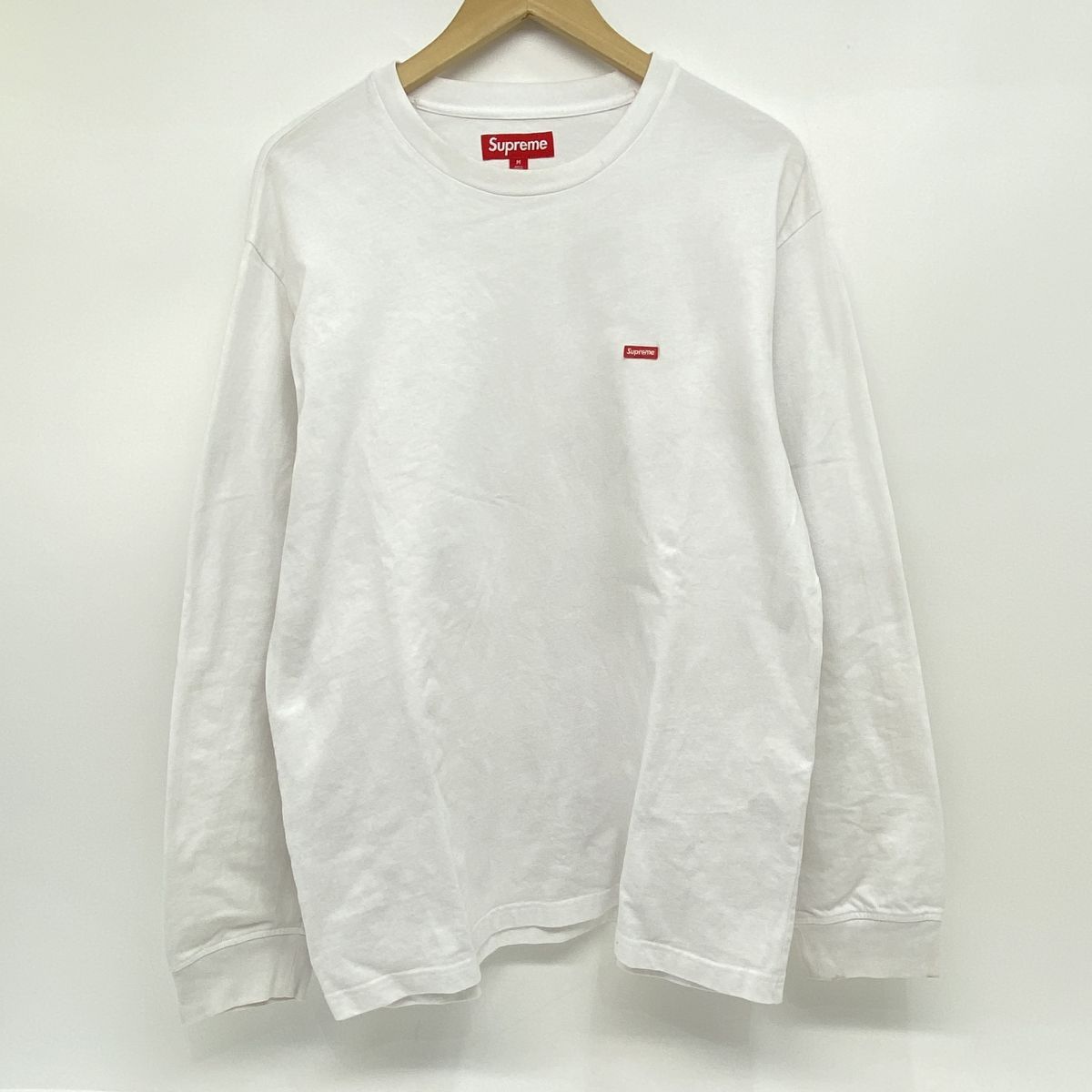 Supreme ボックスロゴロングスリーブTシャツ Mサイズ ホワイト 【公式