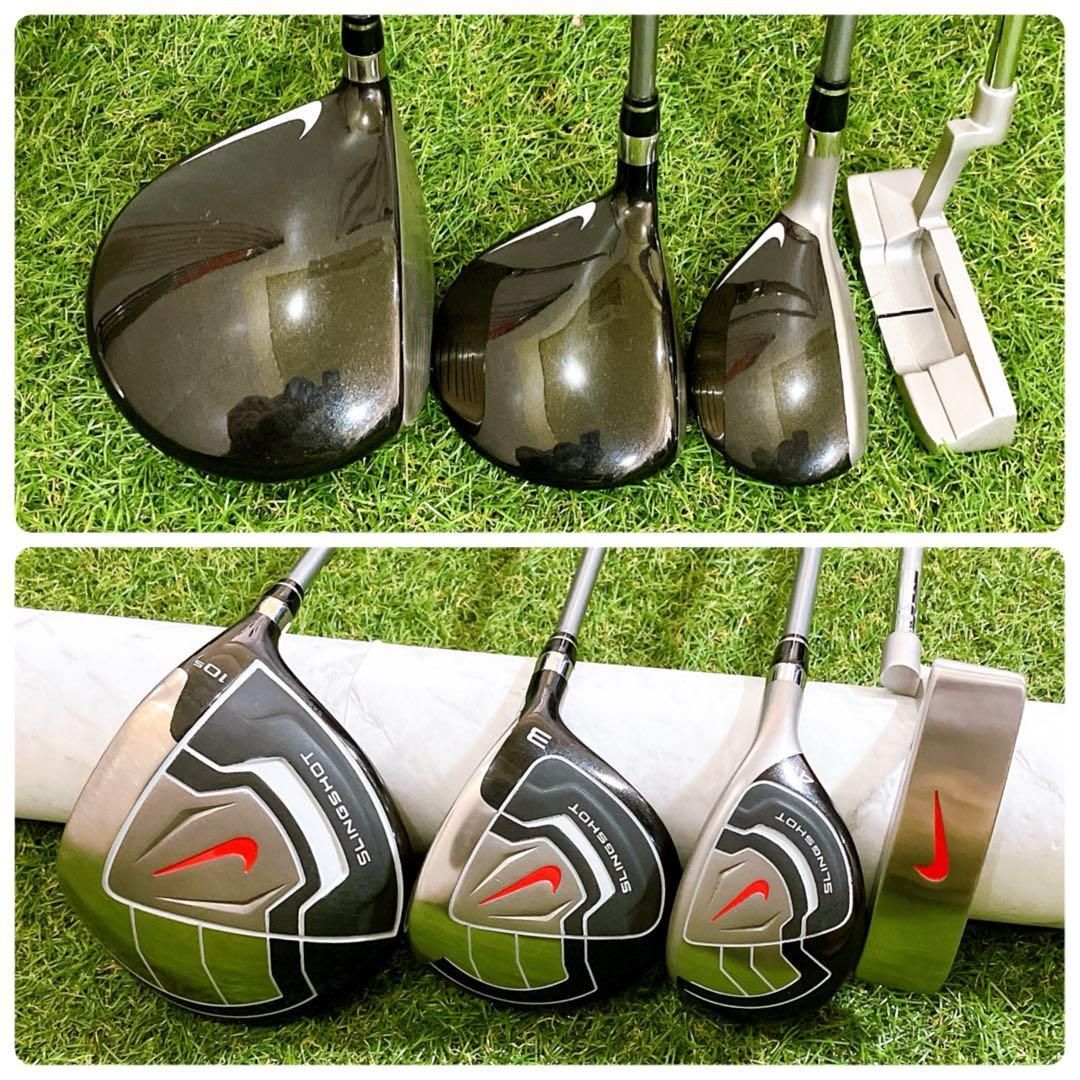 良品 NIKE ナイキ スリングショット メンズゴルフセット 初心者 即戦力