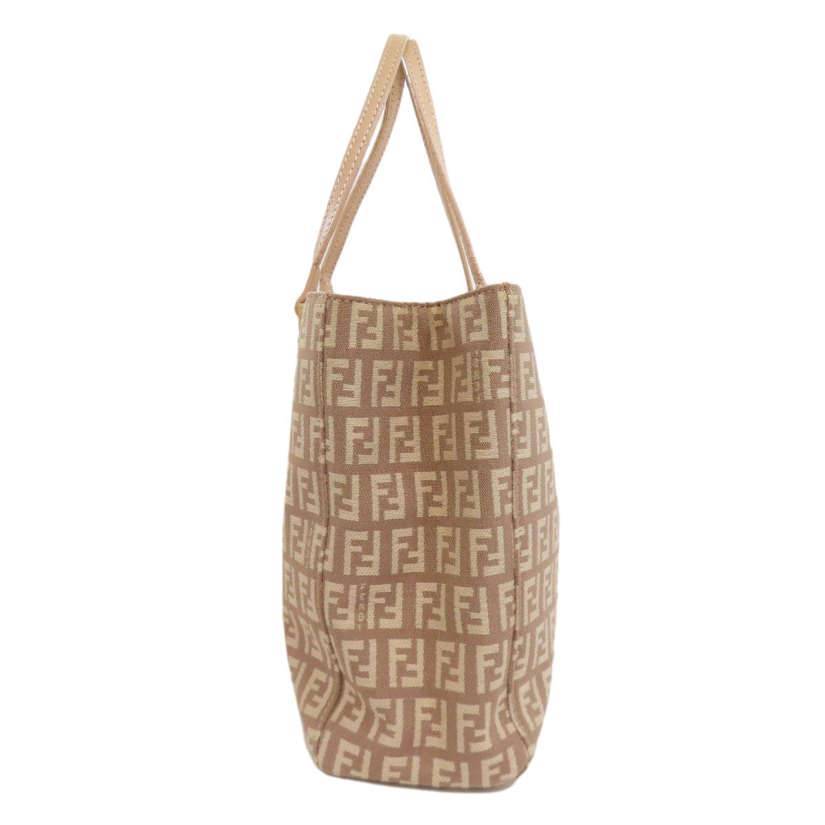 FENDI フェンディ ズッキーノ ハンドバッグ キャンバス レディース
