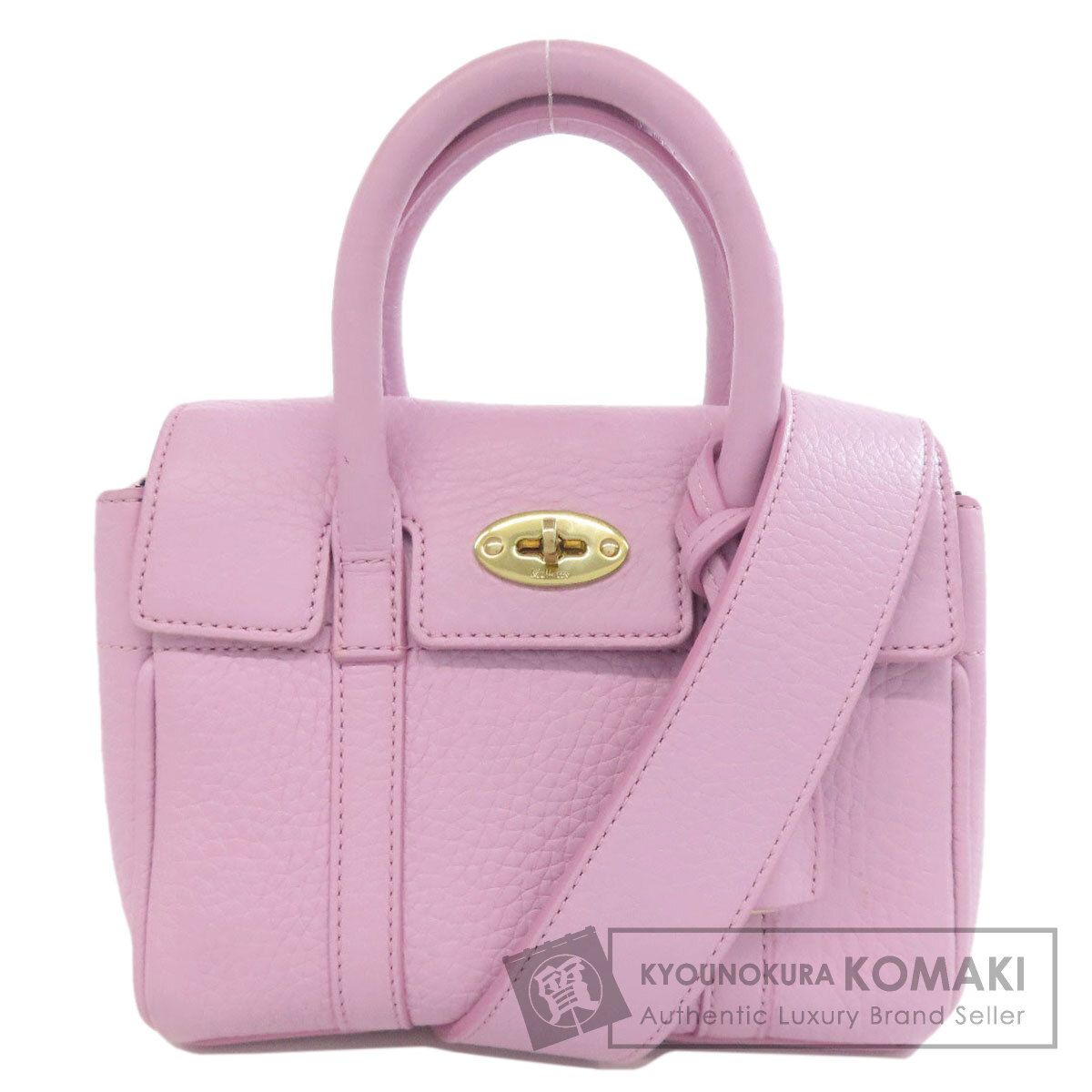 MULBERRY マルベリー ミニ ベイズウォーター 2WAY ハンドバッグ レザー 