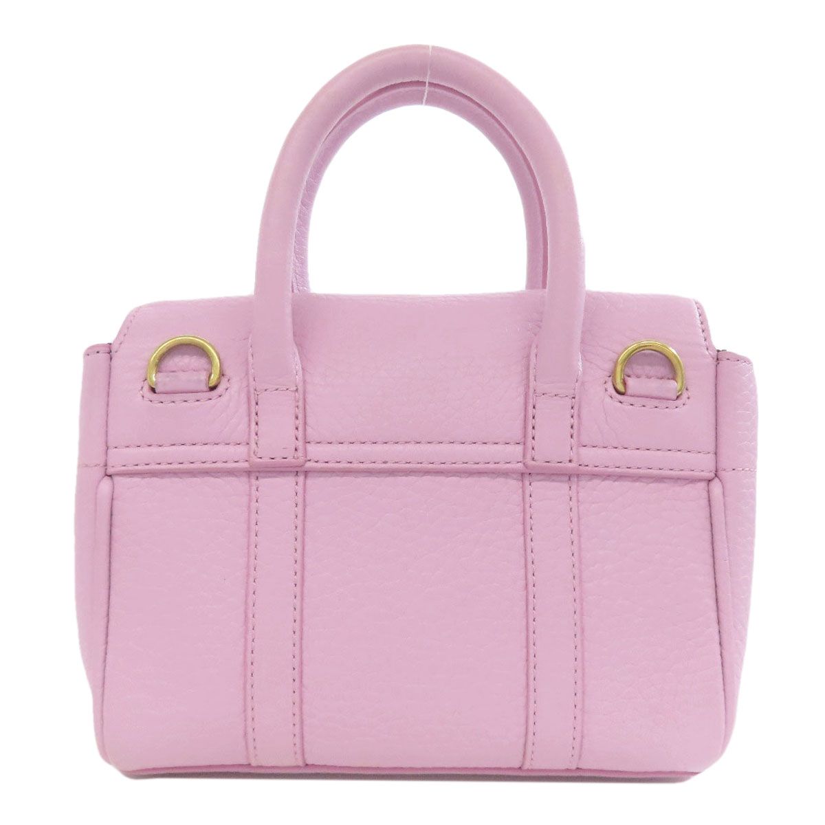 MULBERRY マルベリー ミニ ベイズウォーター 2WAY ハンドバッグ レザー 