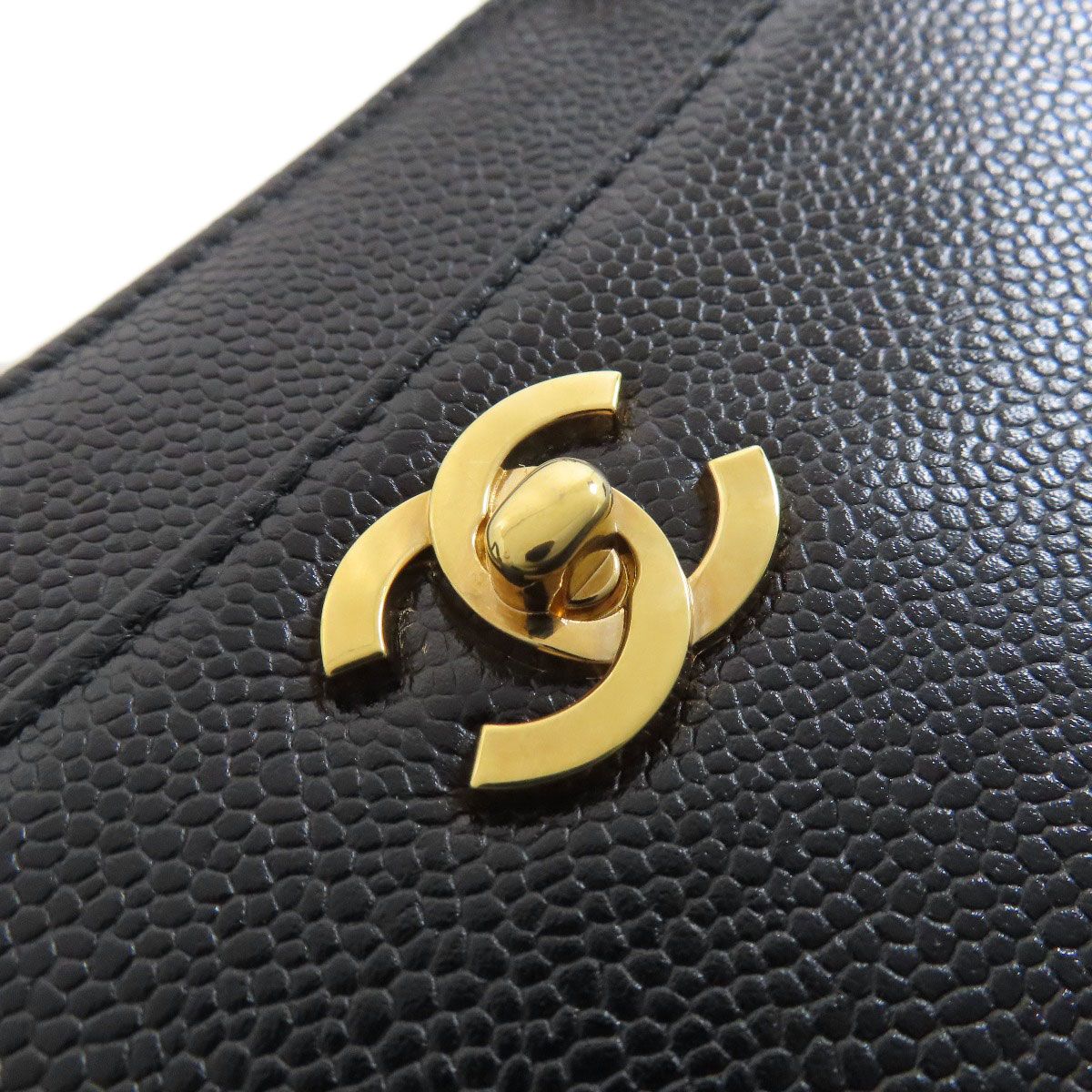 CHANEL シャネル ココマーク ゴールド金具 トートバッグ グレインド 