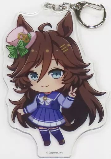 中古】キーホルダー ミスターシービー 2nd Anniversary Vサインビッグ