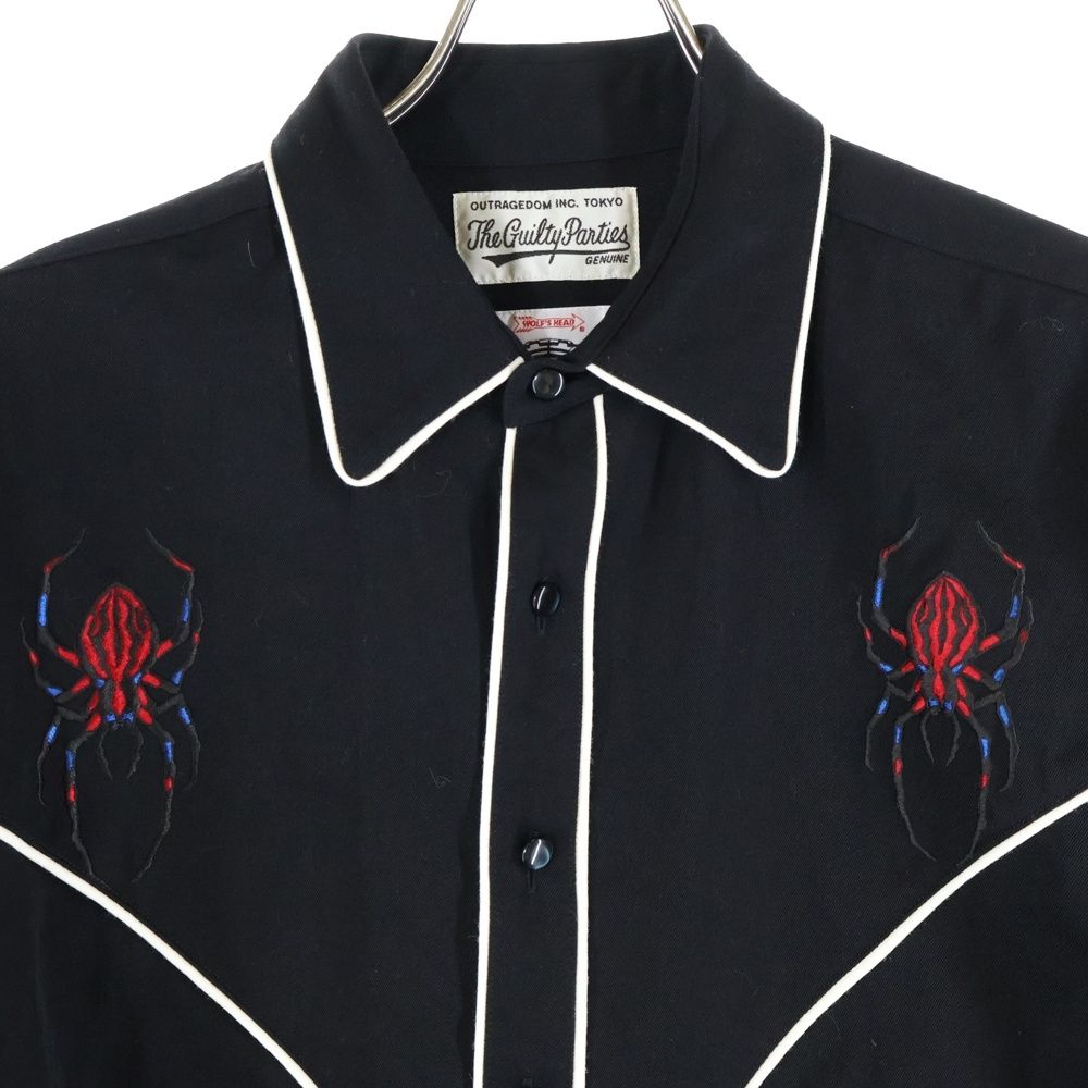 WACKO MARIA (ワコマリア) ×WOLF'S HEAD WESTERN SHIRT L/S ウルフズ