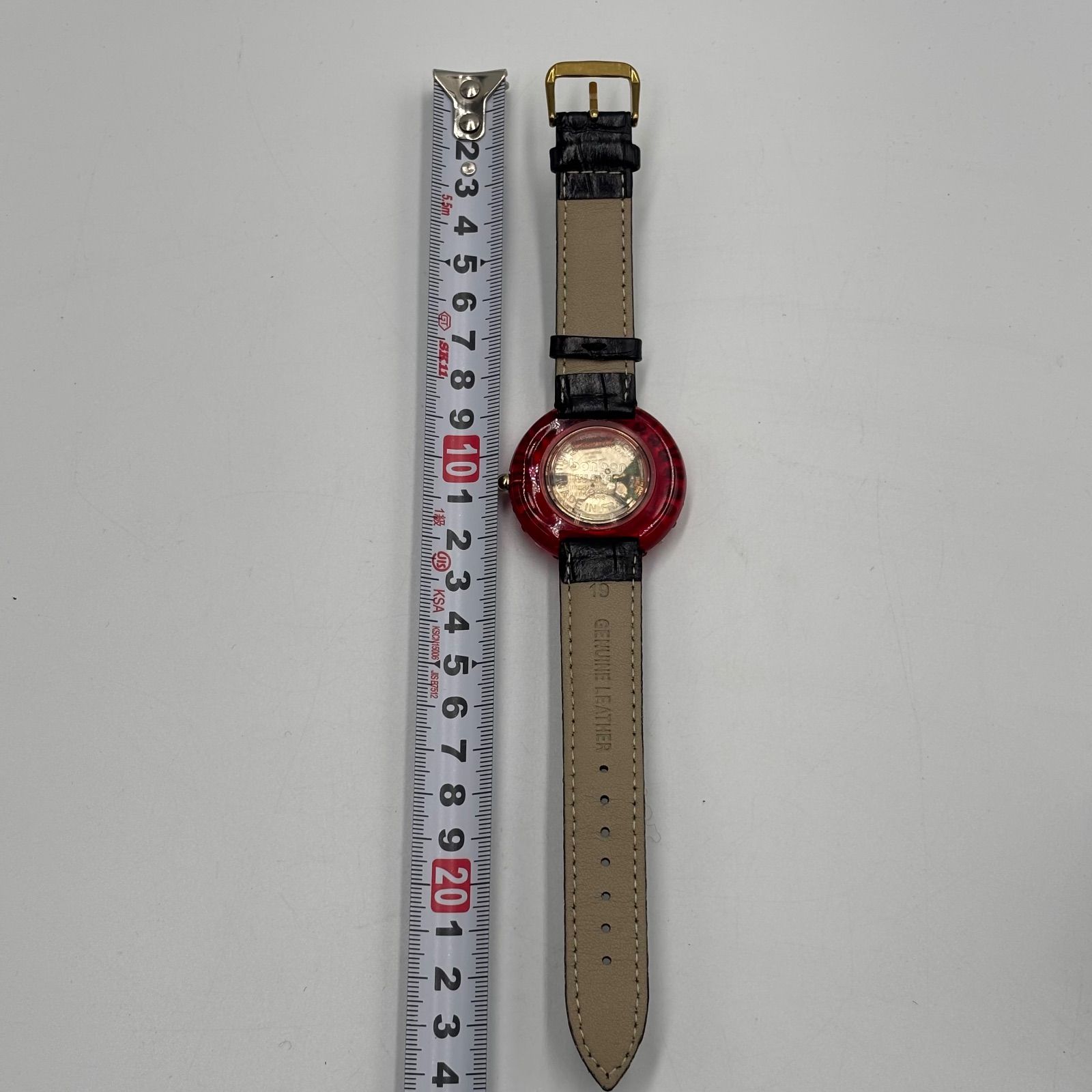 ◼︎bonbon watch ボンボンウォッチ 腕時計 レッド 赤 アレクサンドラ