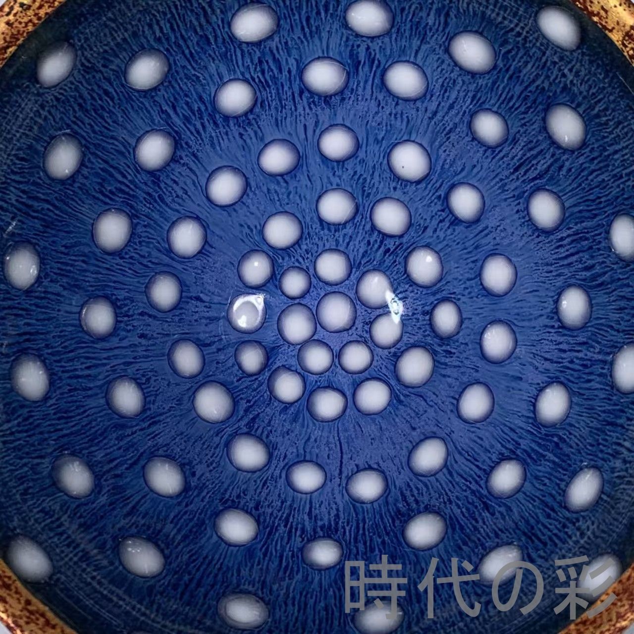 宋建窯 藍釉 珍珠斑 兎毫文 包口 天目茶碗 天目盞』中国古美術 唐物 