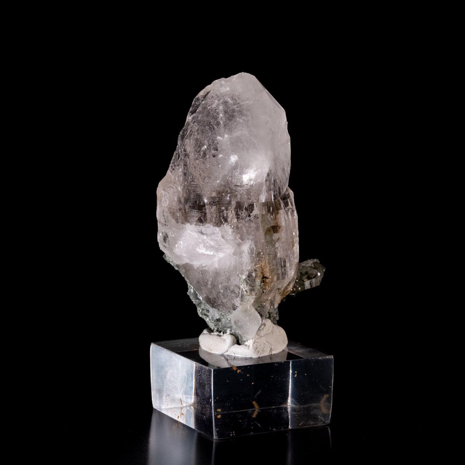 一点物 ヒマラヤ水晶原石 107.5 g ポイント クローライト ルチル セルフヒールド バーコード | クリスタル