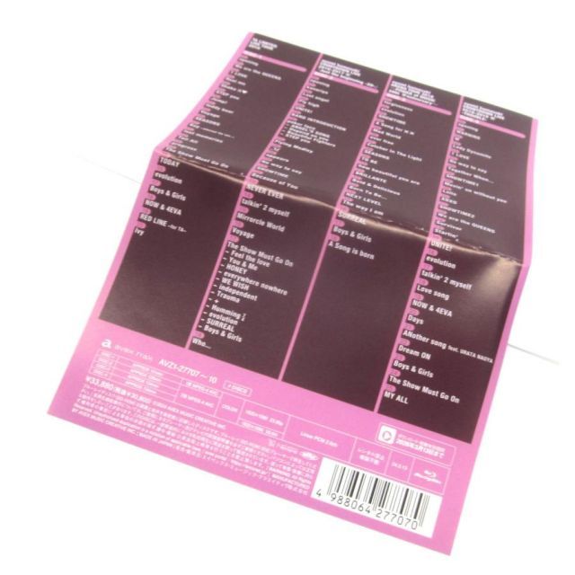 浜崎あゆみ UNRELEASED LIVE BOX A 初回プレス特典 ayumi hamasaki UNRELEASED LIVE BOX A | リリース | エイベックス