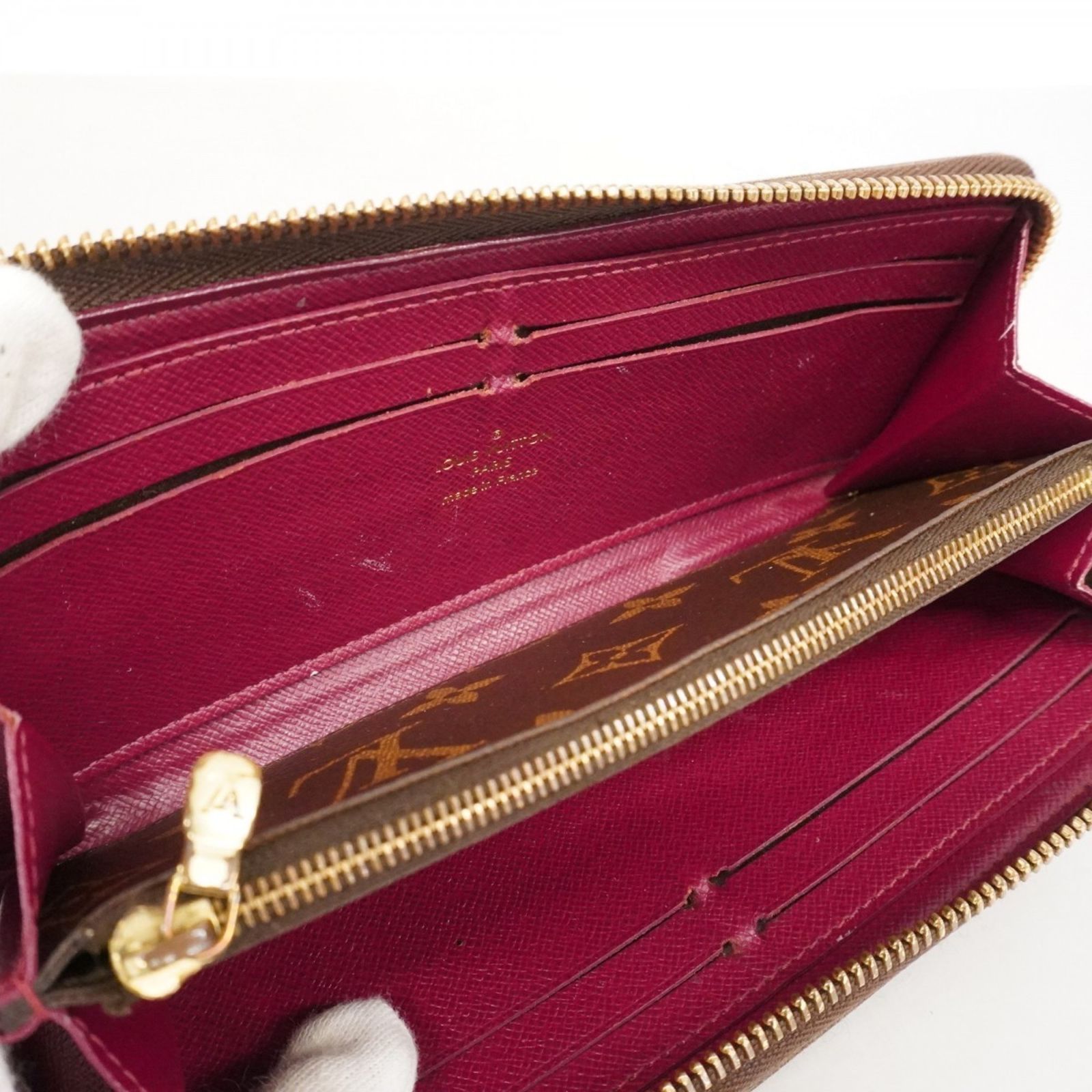 ルイヴィトン モノグラム ポルトフォイユ クレマンス フューシャM60742 LOUIS VUITTON（ルイ・ヴィトン） 【新品】ルイヴィトン