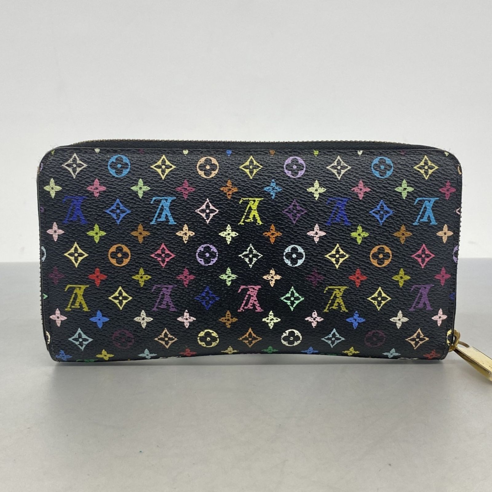 ルイヴィトン 長財布 モノグラム・マルチカラー ジッピーウォレット M60243 LOUIS VUITTON（ルイ・ヴィトン） マルチカラー ノワール ジッピー