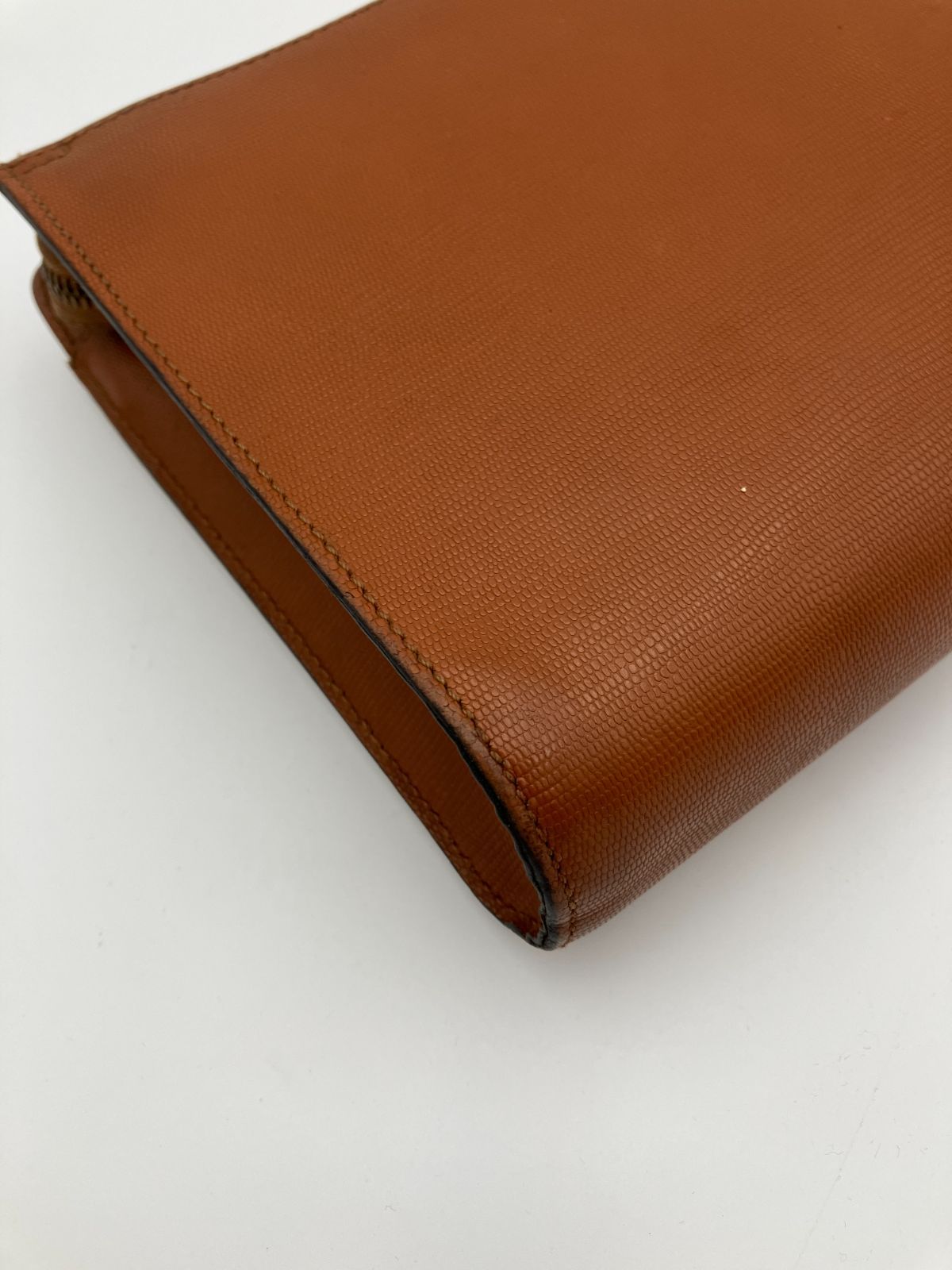 CELINE セリーヌ クラッチバッグ レザー ブラウン 4483 - メルカリ