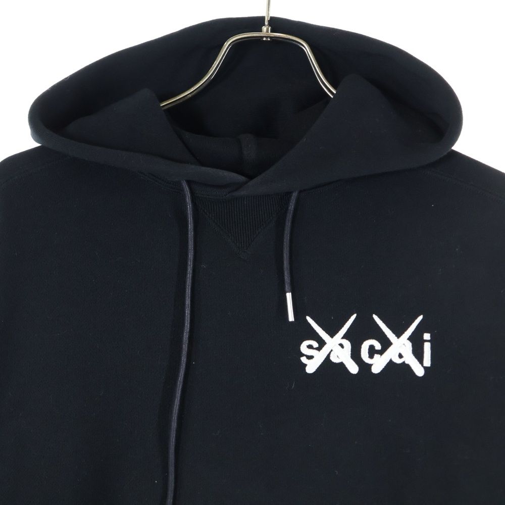 Sacai (サカイ) ×KAWS Embroidery Hoodie カウズ ロゴ刺繍 プル