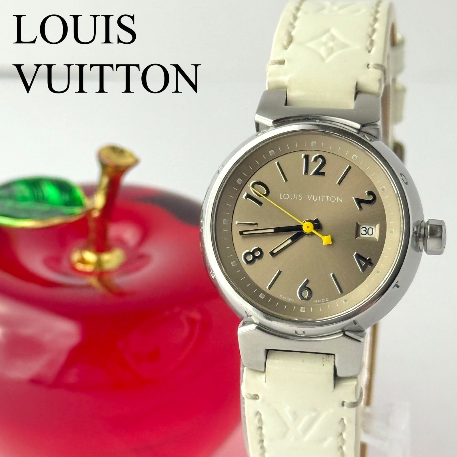 ルイヴィトン タンブール Q1212 新品電池 レディース 腕時計 584