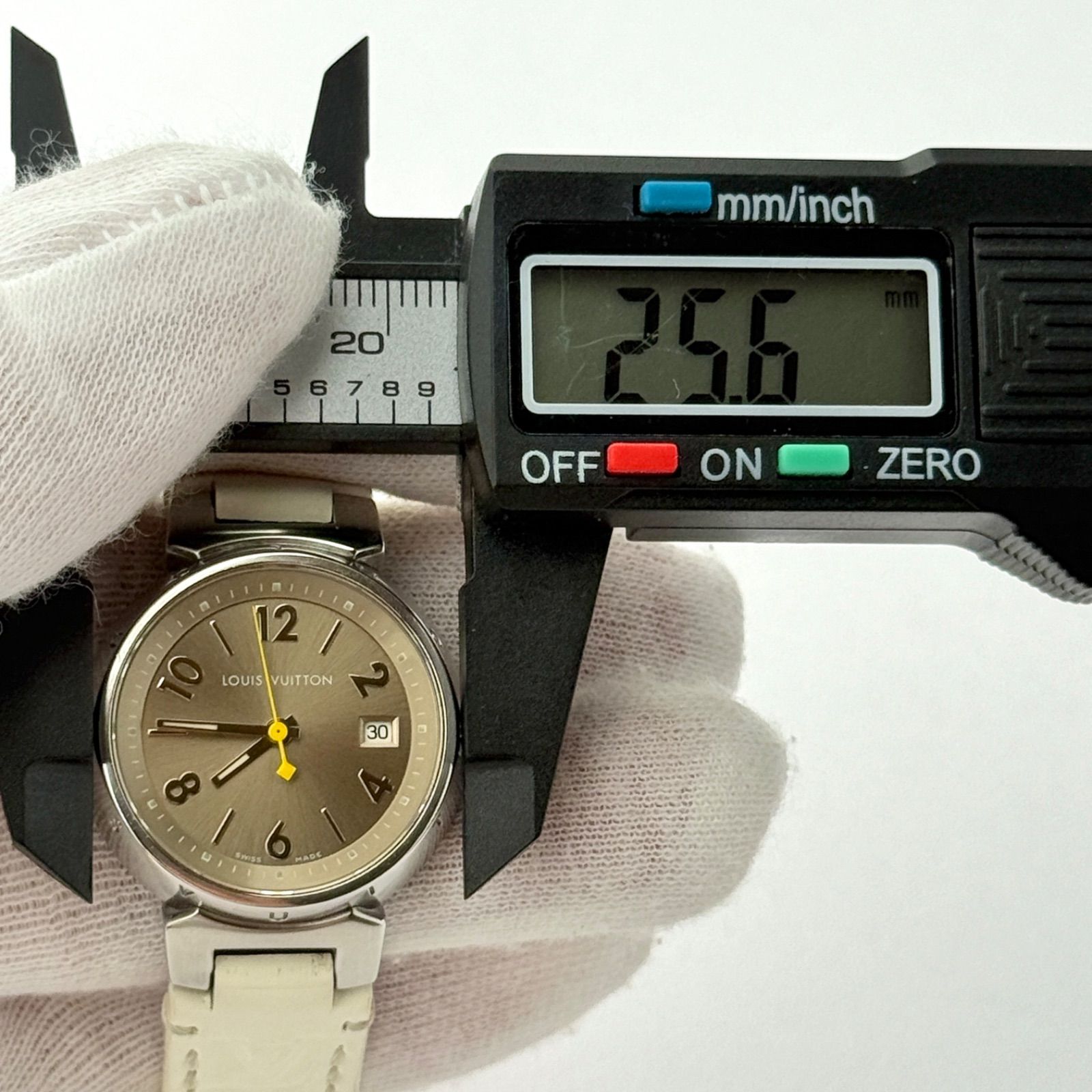 ルイヴィトン タンブール Q1212 新品電池 レディース 腕時計 584