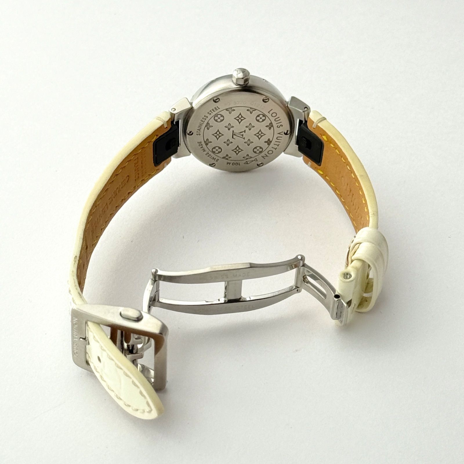 ルイヴィトン タンブール Q1212 新品電池 レディース 腕時計 584