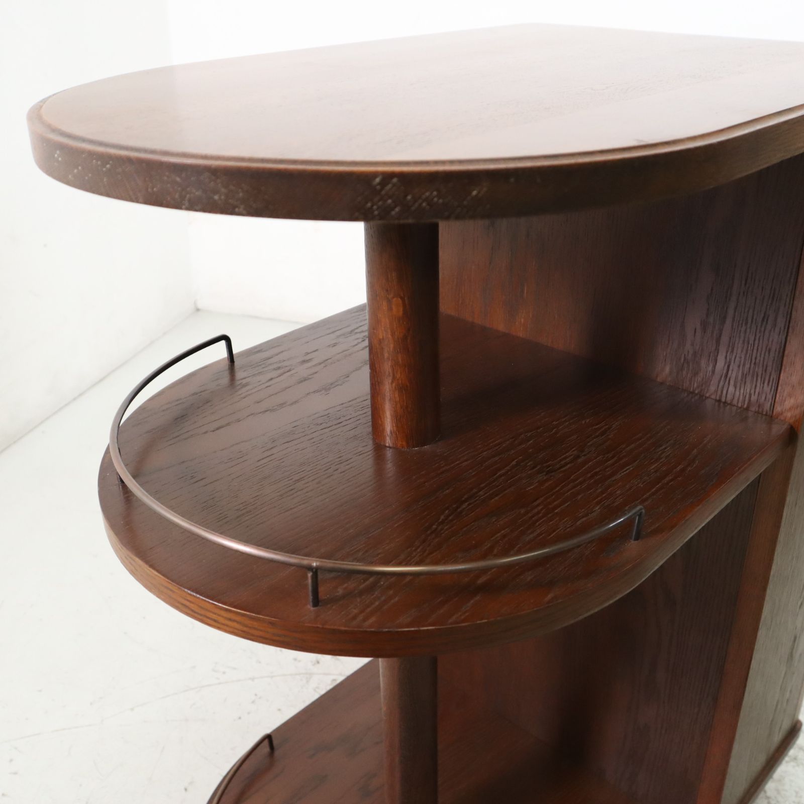 三越家具 ブルージュ Brugge サイドテーブルワゴン キッチンワゴン