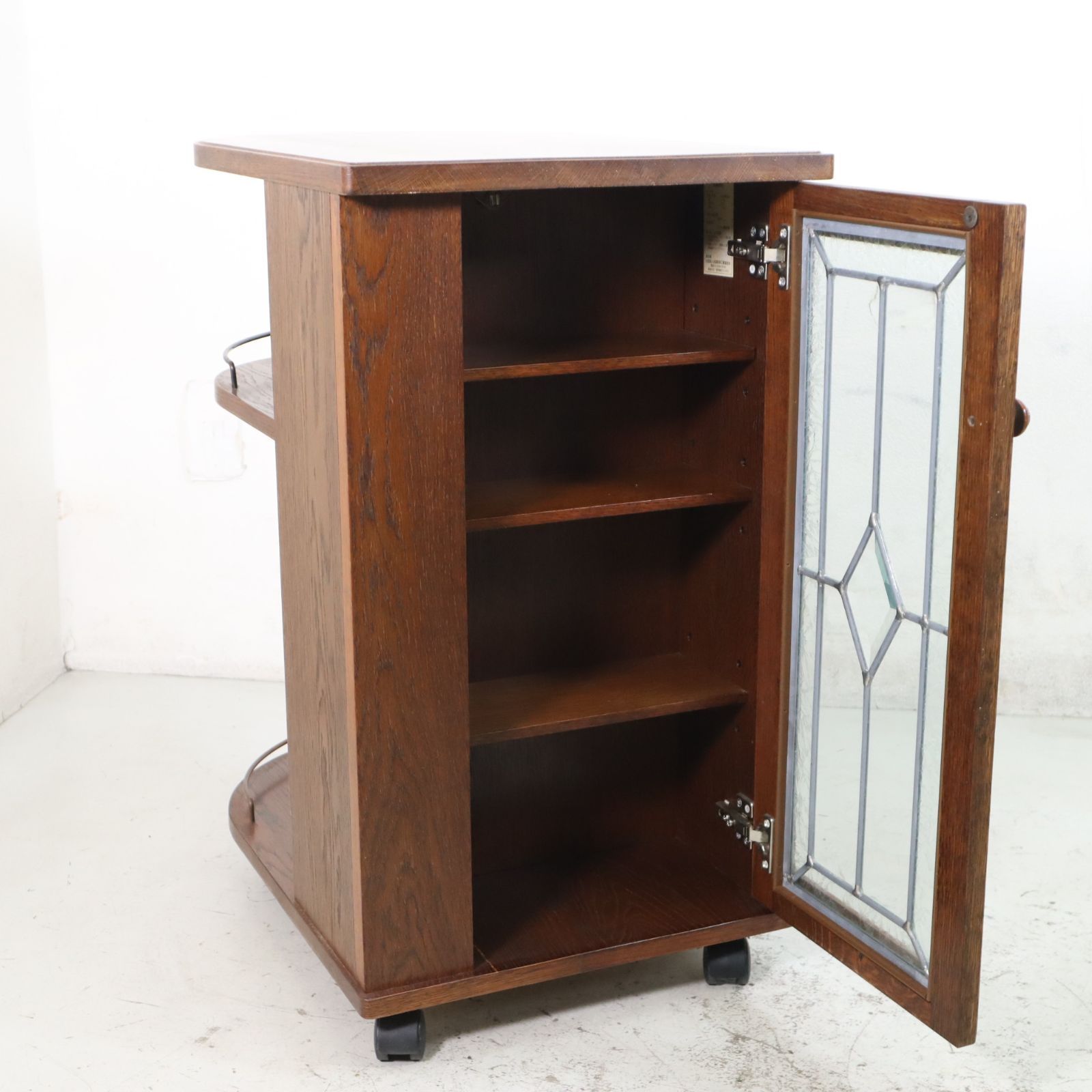 三越家具 ブルージュ Brugge サイドテーブルワゴン キッチンワゴン